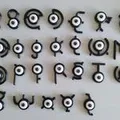 Mô Hình Pokémon Unown Theo Bảng Chữ Cái - Thumbnail 1