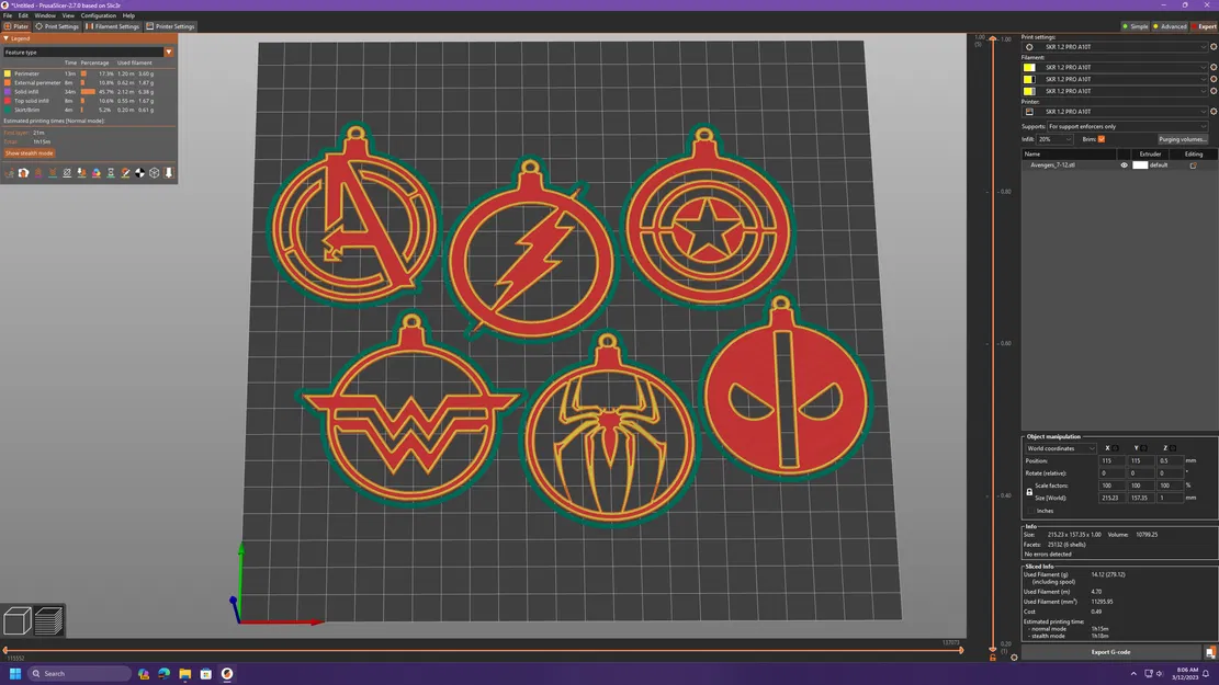 Móc Treo Giáng Sinh Avengers - Image 1