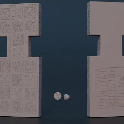 Trò Chơi Hoàng Gia Ur - Phiên Bản 3D In