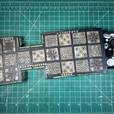 Trò Chơi Hoàng Gia Ur - Phiên Bản 3D In