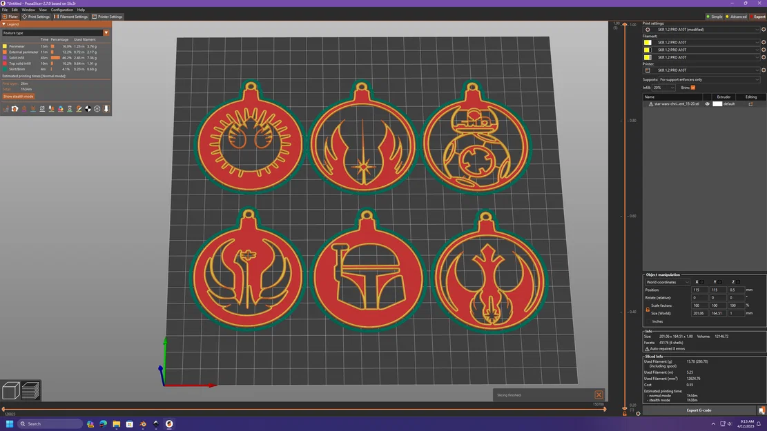 Mô Hình 3D Đồ Trang Trí Giáng Sinh Star Wars - Image 3