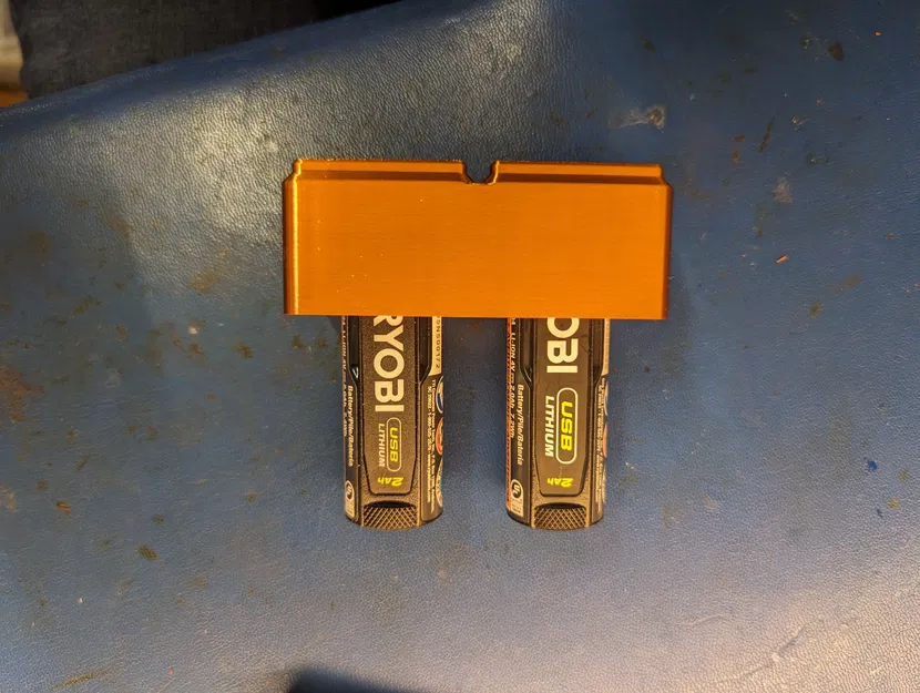 Giá đỡ pin Ryobi 4V cho Gridfinity 1x2x4 - Image 3