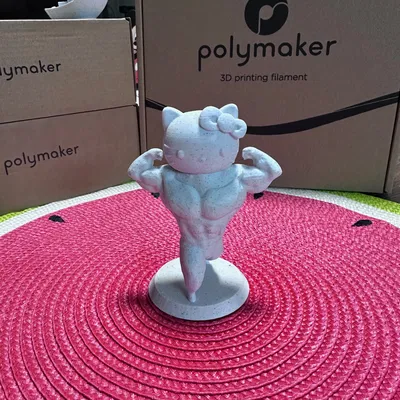 Mô hình "Buff Kitty" - Chị Đại Mèo Hello Kitty