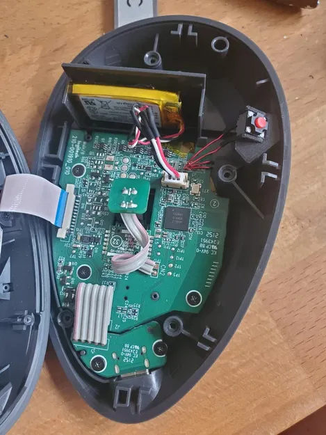 Mod Nút Đổi Thiết Bị Cho Chuột Logitech MX Vertical - Image 3