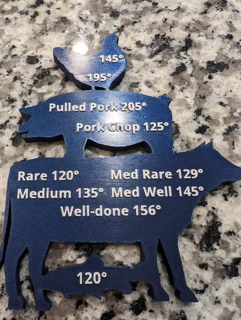 Nam châm Tủ Lạnh Ghi Nhiệt Độ Nấu Ăn Chuẩn - Image 1