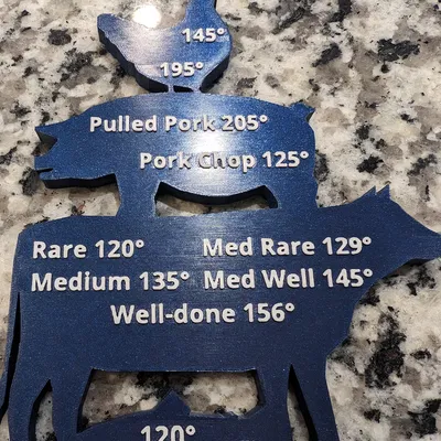 Nam châm Tủ Lạnh Ghi Nhiệt Độ Nấu Ăn Chuẩn