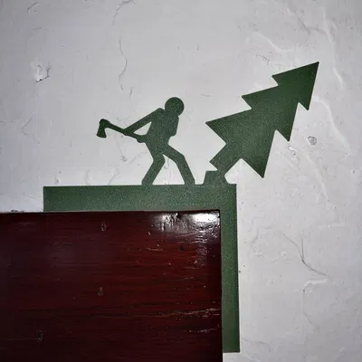 Biển Góc Cửa Cây Thông Noel