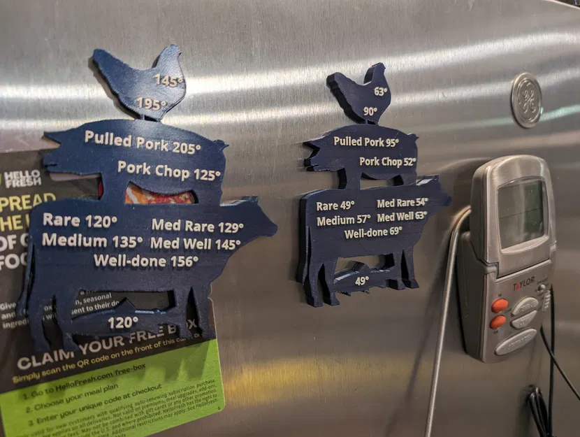 Nam châm Tủ Lạnh Ghi Nhiệt Độ Nấu Ăn Chuẩn - Image 2