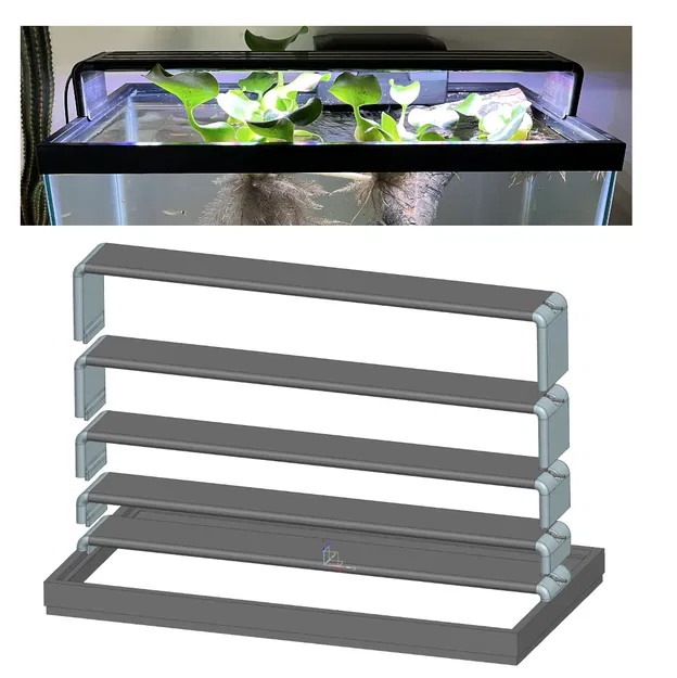 Chân Đèn LED Thủy Sinh, Cao 20mm - 100mm - Image 2