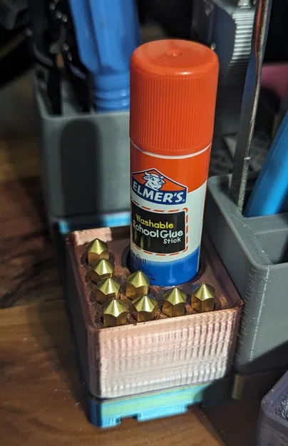 Giá Đỡ Keo và Đầu Phun Gridfinity - Image 1