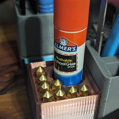 Giá Đỡ Keo và Đầu Phun Gridfinity