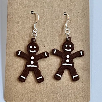 Bông Tai Hình Bánh Gừng