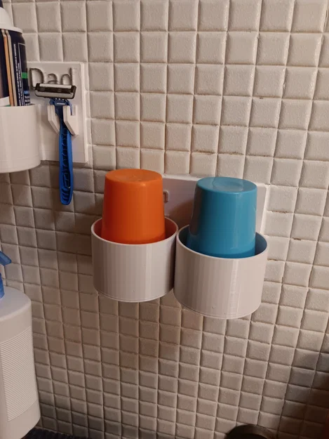 Kệ treo tường đựng ly có lỗ thoát nước cho Ba Mẹ - Image 1