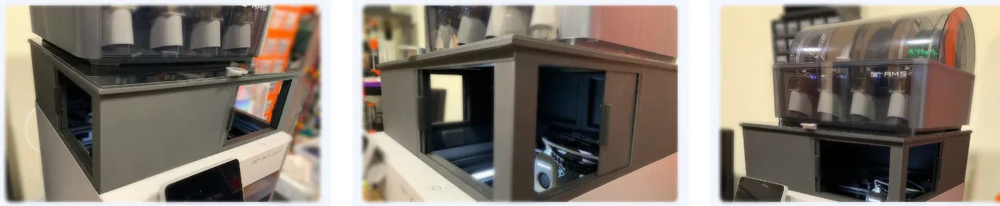 Tủ Nóc Bambu Lab X1 (Carbon) Nâng Cao Có 3 Cửa Thông Gió (Cho 1kg Cuộn Dây) - Image 3