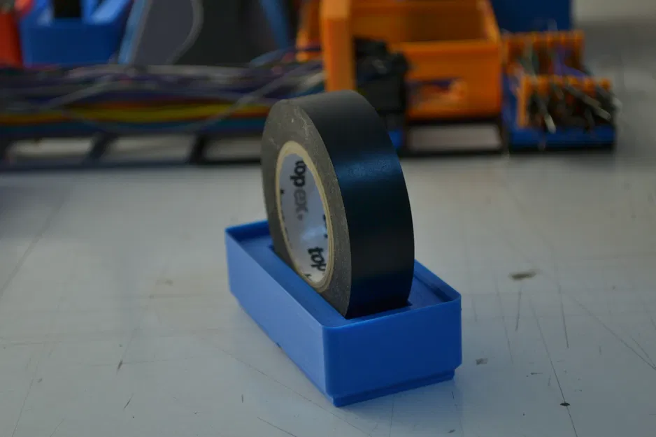 Hộp Đựng Băng Keo Điện 19mm Gridfinity 2x1 - Image 1