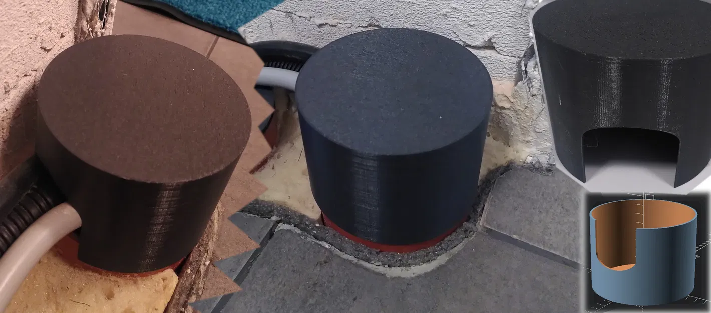 Nắp Ống KG Parameric Có Khoét Lỗ - Image 1