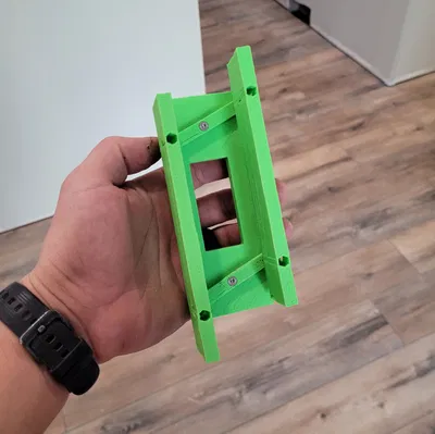 Jig Tự Định Tâm Phay Lỗ Tấm Chốt Cửa