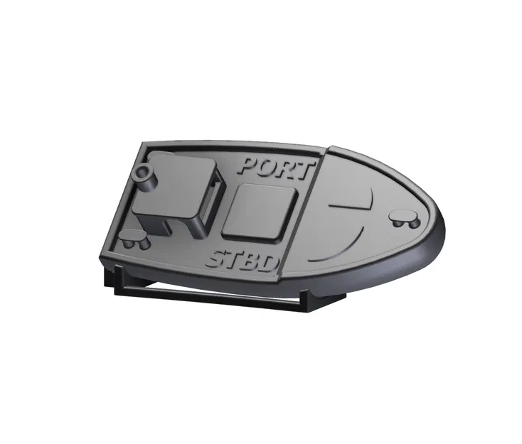 Thuyền Tắm/Để Bàn có Minh Họa Mạn Phải và Mạn Trái - Image 2