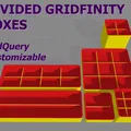 Hộp Gridfinity Chia Ngăn (Tùy Chỉnh Bằng CadQuery) - Thumbnail 1