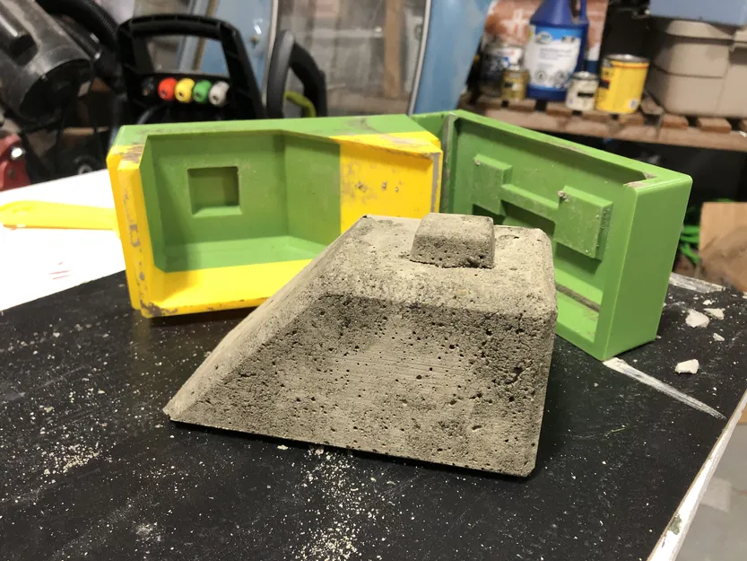 Khuôn Khối Khóa Nghiêng Tỷ Lệ 1/10 - Image 1