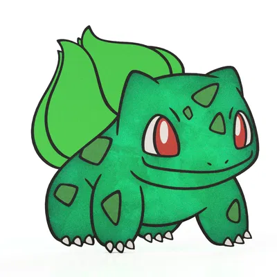 #1 Logo Pokemon - Bulbasaur