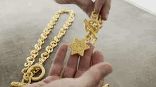 Dây Chuyền Khóa <In Liền> Kèm Charm Thay Thế - Thumbnail 4