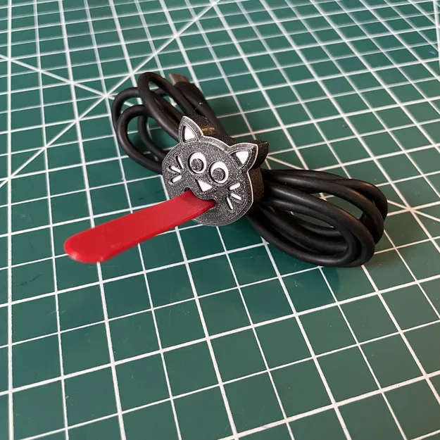 Kẹp Giữ Dây Cáp Hình Mèo Dễ Thương - Image 1