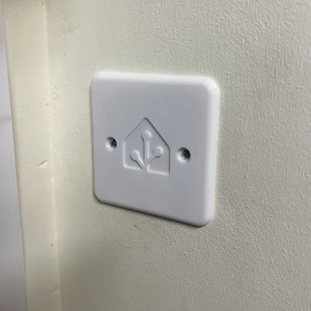 Mặt Che Hộp Âm Tường Công Tắc Đèn Home Assistant Kiểu UK - Image 1