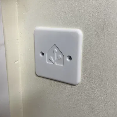 Mặt Che Hộp Âm Tường Công Tắc Đèn Home Assistant Kiểu UK