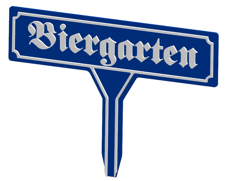 Biển Hiệu Quán Bia Biergarten - Image 1