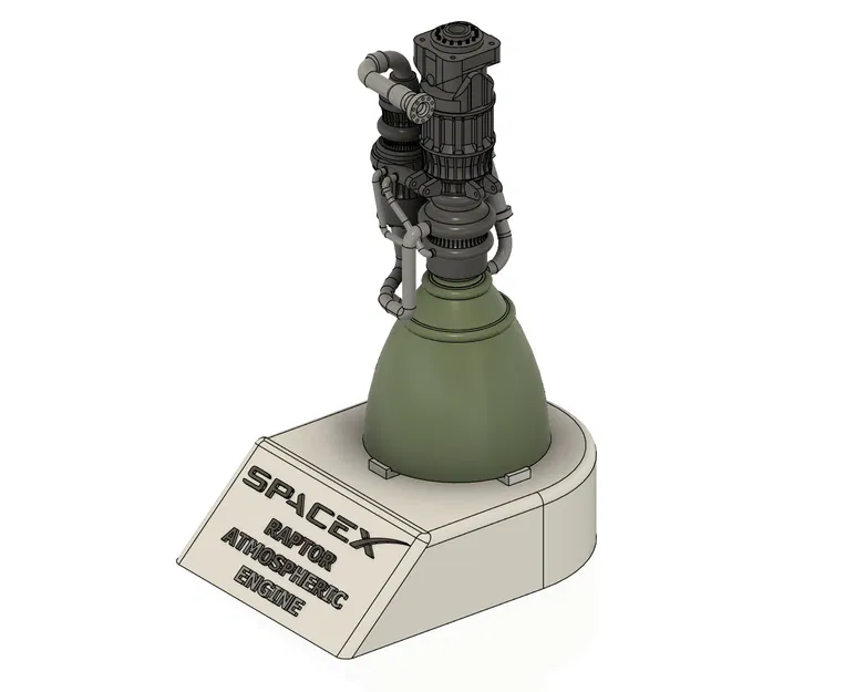 Mô hình động cơ Raptor khí quyển của SpaceX - Image 2