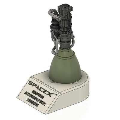 Mô hình động cơ Raptor khí quyển của SpaceX