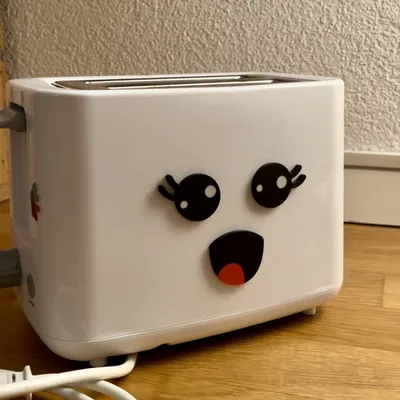 Mặt Bánh Mì Nướng Vui Vẻ