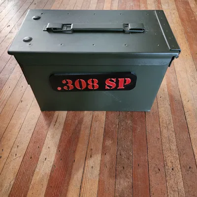 Nhãn Nam Châm Hộp Đạn .308 SP