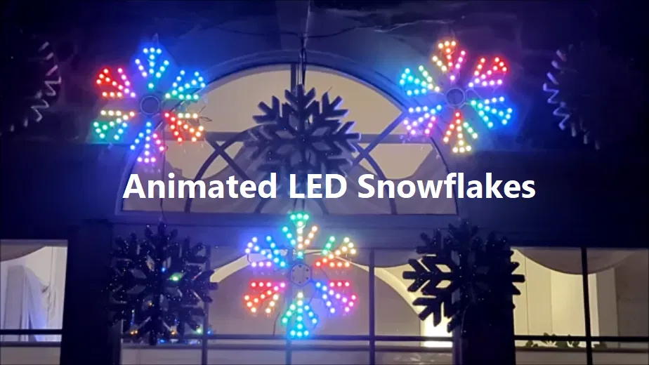 Bông Tuyết Điện Tử In 3D dùng Dải LED WS2811 - Image 1