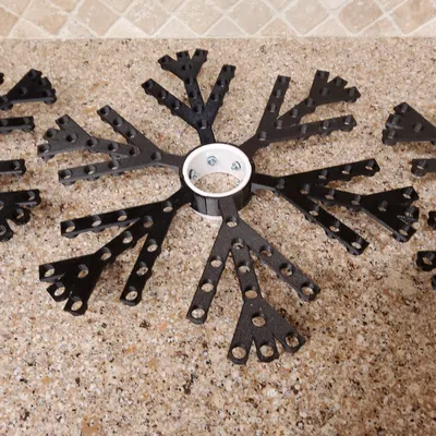 Bông Tuyết Điện Tử In 3D dùng Dải LED WS2811