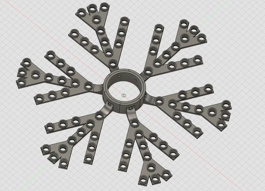 Bông Tuyết Điện Tử In 3D dùng Dải LED WS2811 - Image 4