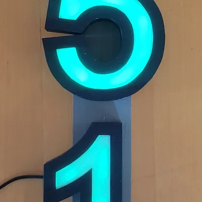 Số nhà có đèn LED