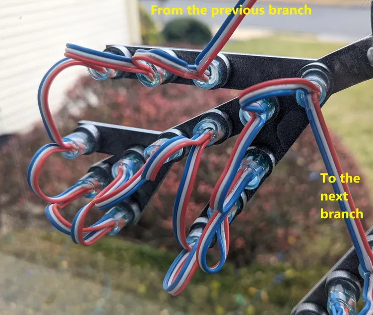 Bông Tuyết Điện Tử In 3D dùng Dải LED WS2811 - Image 7