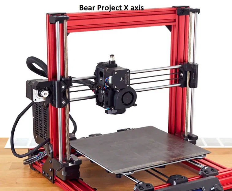 Ray Tuyến Tính Trục X Prusa MK3s+ (Remix Bear Project & CM3D) - Image 4