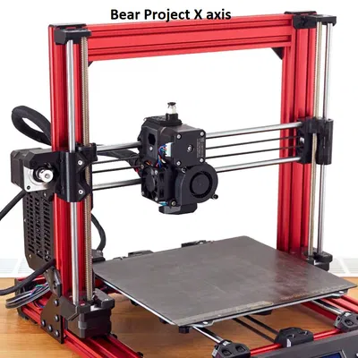 Ray Tuyến Tính Trục X Prusa MK3s+ (Remix Bear Project & CM3D)