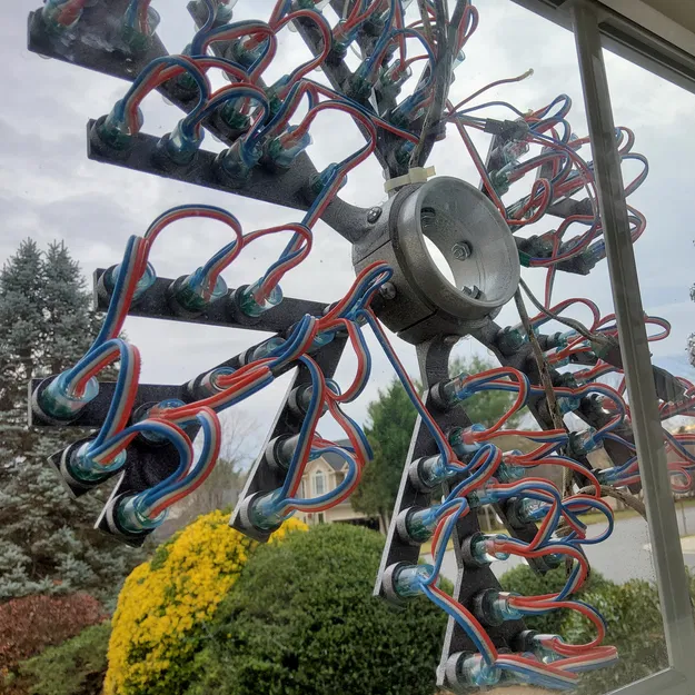 Bông Tuyết Điện Tử In 3D dùng Dải LED WS2811 - Image 8