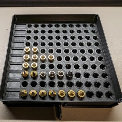 Hộp Đựng Đầu Phun Kèm Nhãn Cho Hệ Thống Ngăn Kéo Tối Ưu