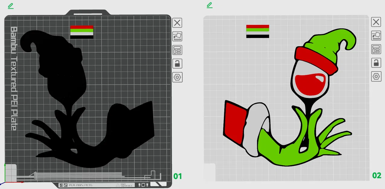 Ông Già Noel Giáng Sinh Vui Vẻ - Chúc Mừng Năm Mới - Tay Nâng Ly và Quả Cầu - Image 8