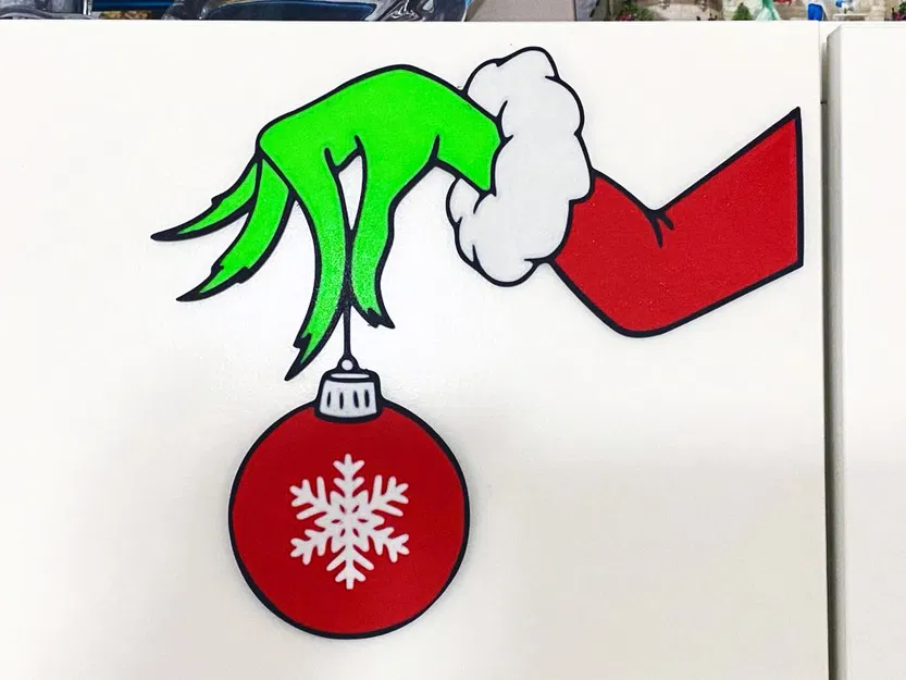 Ông Già Noel Giáng Sinh Vui Vẻ - Chúc Mừng Năm Mới - Tay Nâng Ly và Quả Cầu - Image 11