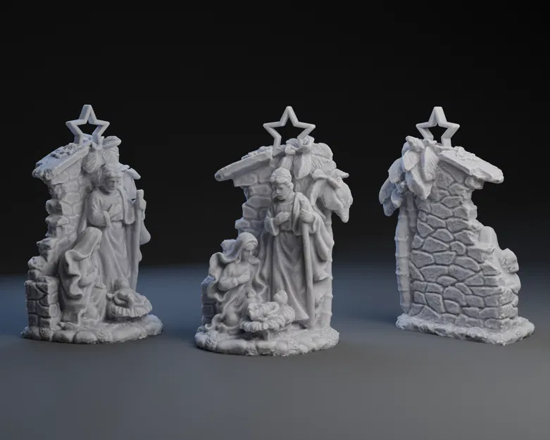 Móc Treo Trang Trí Cảnh Chúa Hài Đồng Có Sao - Image 1