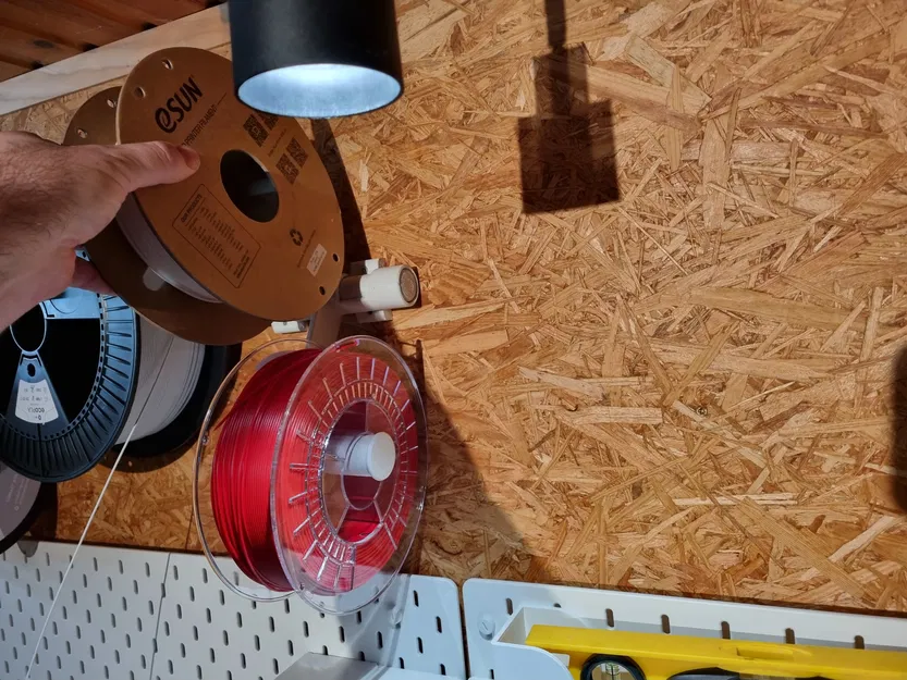 Giá đỡ cuộn chỉ treo tường có tay xoay (in liền) - Image 4