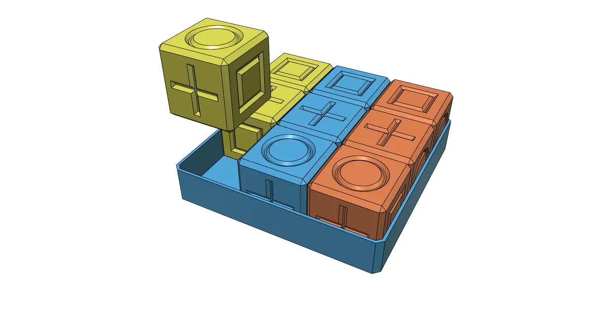 Khối Lập Phương Đồ Chơi Cho Bé - Dễ In 3D - Image 1