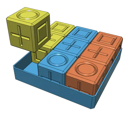 Khối Lập Phương Đồ Chơi Cho Bé - Dễ In 3D