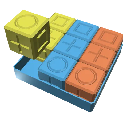 Khối Lập Phương Đồ Chơi Cho Bé - Dễ In 3D